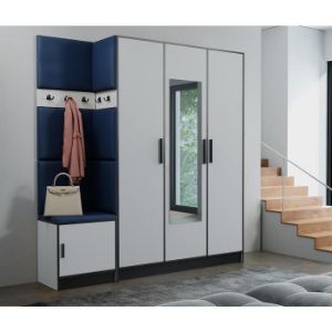 Obrazek Garderoba Roj 14 biała + Kronos 09 niebieski