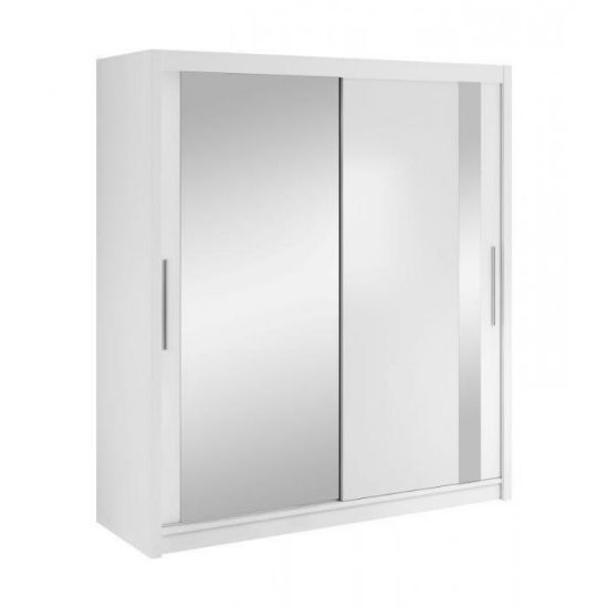 Obrazek Szafa Verona 180 biały matowy/lustro