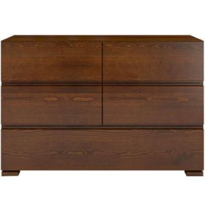 Obrazek  Komoda Drewniana Sosnowa 5s Skandica Vestre Orzech 