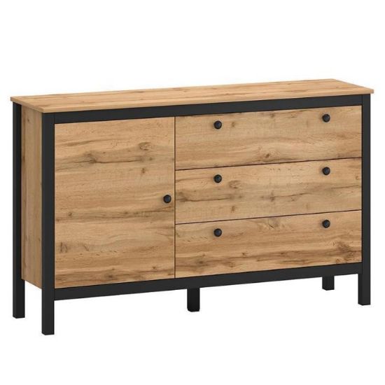 Obrazek  Komoda Palmer G Dąb Wotan/Czarny 