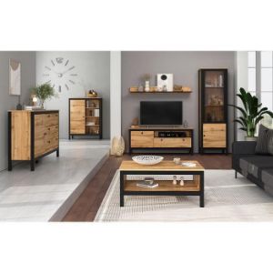 Obrazek  Komoda Palmer G Dąb Wotan/Czarny 