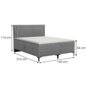 Obrazek Łóżko Tempe Box Spring 160x200 Fresh 32