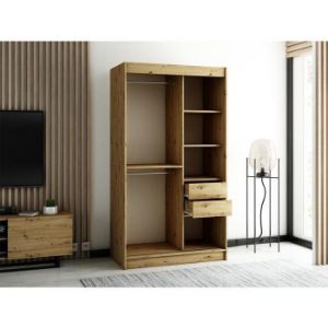 Obrazek Szafa Lamelo 1 120 Dąb Artisan/Czarny