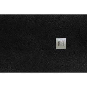 Obrazek Brodzik prostokątny Opal 120/80/2.6 czarny