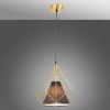 Obrazek Lampa wisząca Hira 1 gold+black 1xE27 318558 LW1