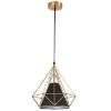 Obrazek Lampa wisząca Hira 1 gold+black 1xE27 318558 LW1