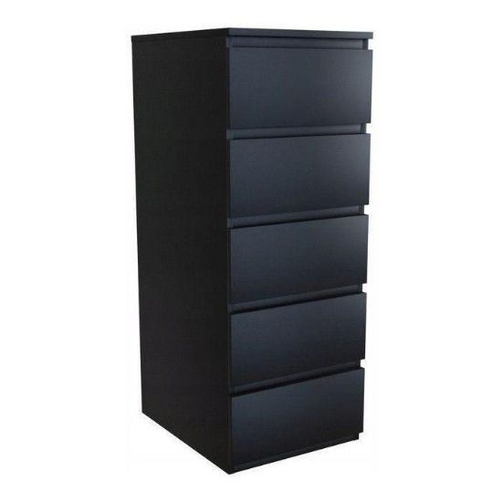 Obrazek Komoda Zoya P5 (czarny)