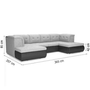 Obrazek Narożnik z funkcją spania Santiago Madryt 925 + Berlin 03 uniwersalny