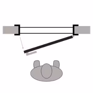 Obrazek Drzwi wewnętrzne Iza 3*3 80P Dąb Sonoma L2