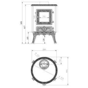 Obrazek Piec kominkowy Palestro
