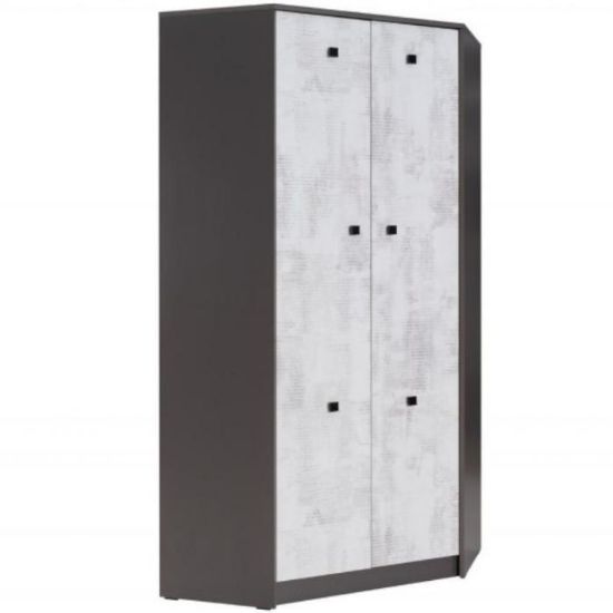 Obrazek Szafa narożna Tommy 4 grafit/enigma