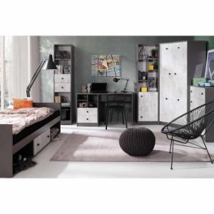 Obrazek Szafa narożna Tommy 4 grafit/enigma