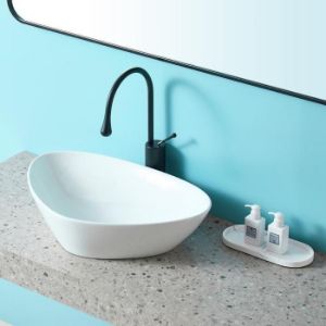 Obrazek Umywalka nablatowa nieregularna Kansa 59X39