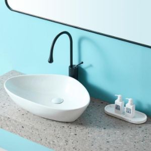 Obrazek Umywalka nablatowa nieregularna Kansa 59X39