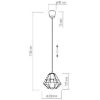 Obrazek Lampa Diamond White 4294 20cm LW1
