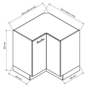 Obrazek Szafka Kuchenna Irma Drp Pl Biały Groszek Mat