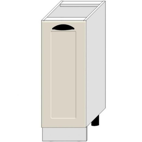 Obrazek Szafka Kuchenna Adele D30 Cargo + Kosz Coffe Mat/Biały