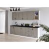 Obrazek Kuchnia Stilo claygrey/biały 260 bez blatu