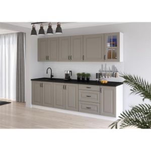 Obrazek Kuchnia Stilo claygrey/biały 260 bez blatu