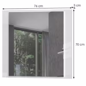 Obrazek Lustro Led Piano Og Biały Połysk