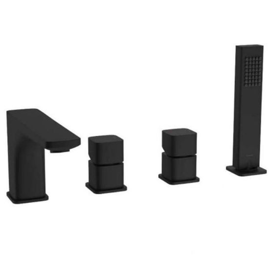 Obrazek Bateria nawannowa 4-otworowa Keria czarna arex.2033bl