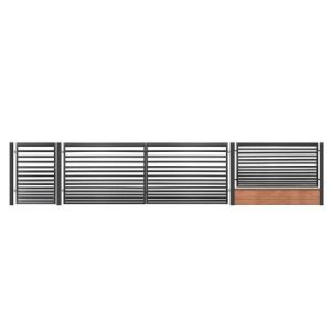 Obrazek Brama Sandra 4m/1,5m ZN RAL7016