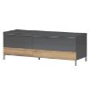 Obrazek Szafka RTV Onyx TV130-1K1F/ON anthracite/pacific walnut