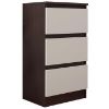 Obrazek Komoda 3S Alana I wenge/biały