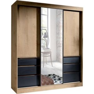 Obrazek Szafa Haiti 180 Dąb Lefkas/Czarny