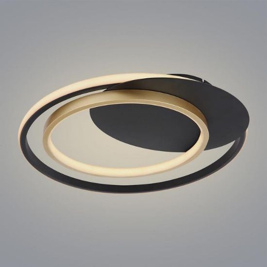 Obrazek Lampa LED 48438-36 3000-6000K czarno-złota D48