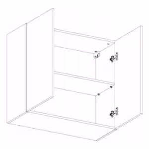 Obrazek Szafka kuchenna Gardena G80 white