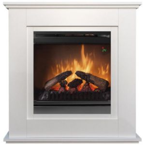 Obrazek Kominek elektryczny Asti biały 1400 W