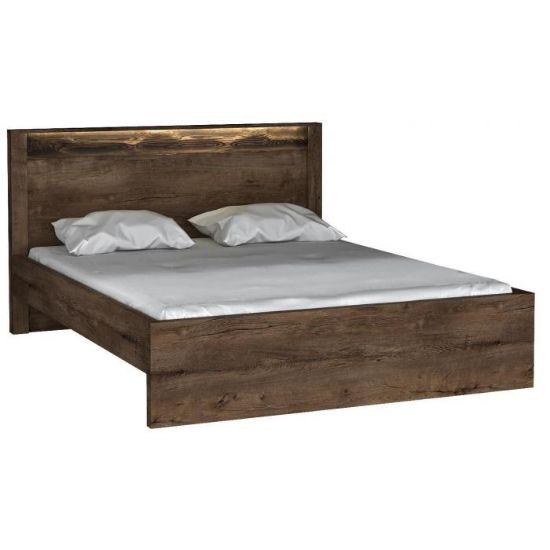 Obrazek Łóżko 160+ stelaż Indianapolis I19 jesion ciemny