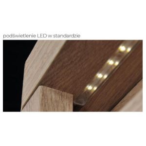 Obrazek Witryna Livinio L5 Ribbeck/biały połysk