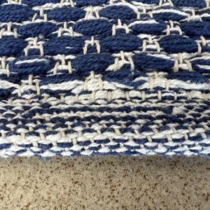 Obrazek Dywan bawełniany Chindi 0.8/1.5 Cr-1295 blue