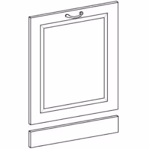 Obrazek Front kuchenny Stilo biały mat/artisan 713X596 