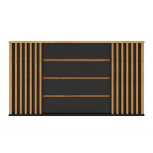 Obrazek Komoda Nairobi 2F4S artisan/czarny