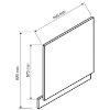 Obrazek Front kuchenny Paula panel 60 odkryty