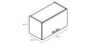 Obrazek Szafka kuchenna Denis w60okgr dąb london/biały 