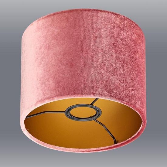 Obrazek Abażur Welur 9504 Różowy D20