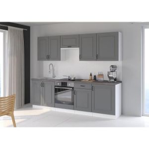 Obrazek Szafka kuchenna Stilo dustgrey/biały 60g/90 1f