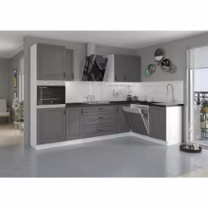 Obrazek Szafka kuchenna Stilo dustgrey/biały 60g/90 1f
