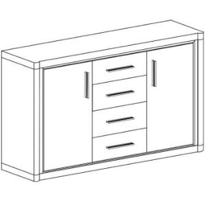 Obrazek Komoda Dallas D5 dąb truflowy