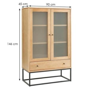 Obrazek Witryna Logan sosna lakier