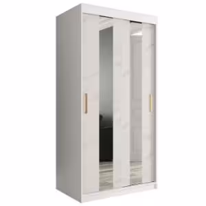 Obrazek  Szafa Marmur Pole 100 Biały/Marmur Biały 