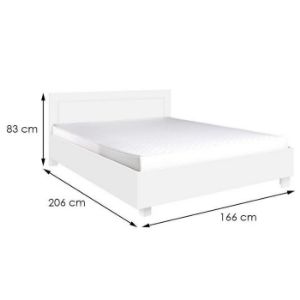 Obrazek Łóżko 160 Cezar 22 Biały