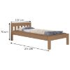 Obrazek Łóżko Pino 120x200 sosna bejca dąb