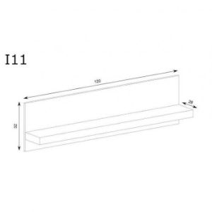 Obrazek Półka Indianapolis I11 jesion jasny