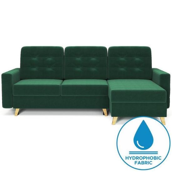 Obrazek Narożnik z funkcją spania Vegas Fuego 162 drewno naturalne uniwersalny