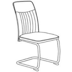 Obrazek Krzesło Rubina 2 – Ka 14 Grey